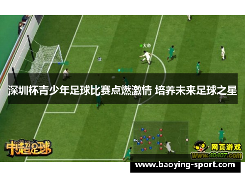 深圳杯青少年足球比赛点燃激情 培养未来足球之星